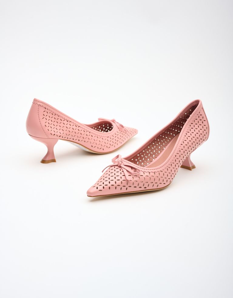 נעלי נשים - Jeffrey Campbell - נעלי סירה עם עקבים FAYRE - ורוד4