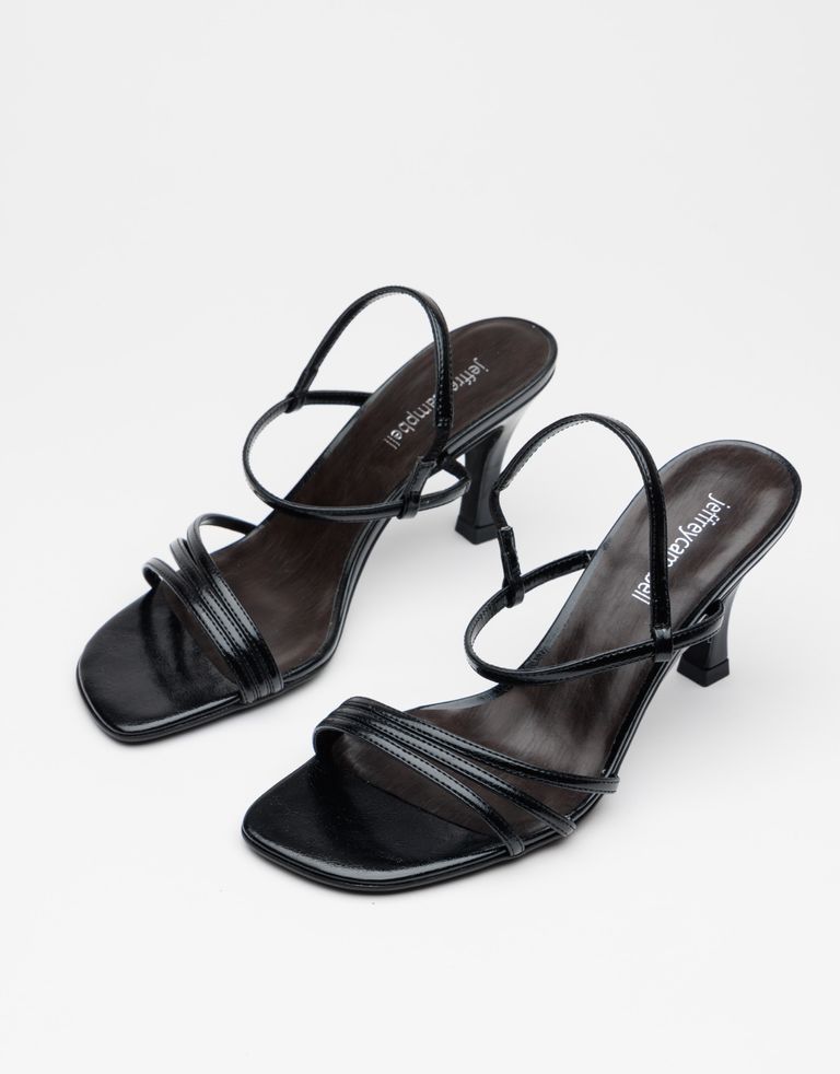 נעלי נשים - Jeffrey Campbell - סנדלי עקב VALLI - שחור4