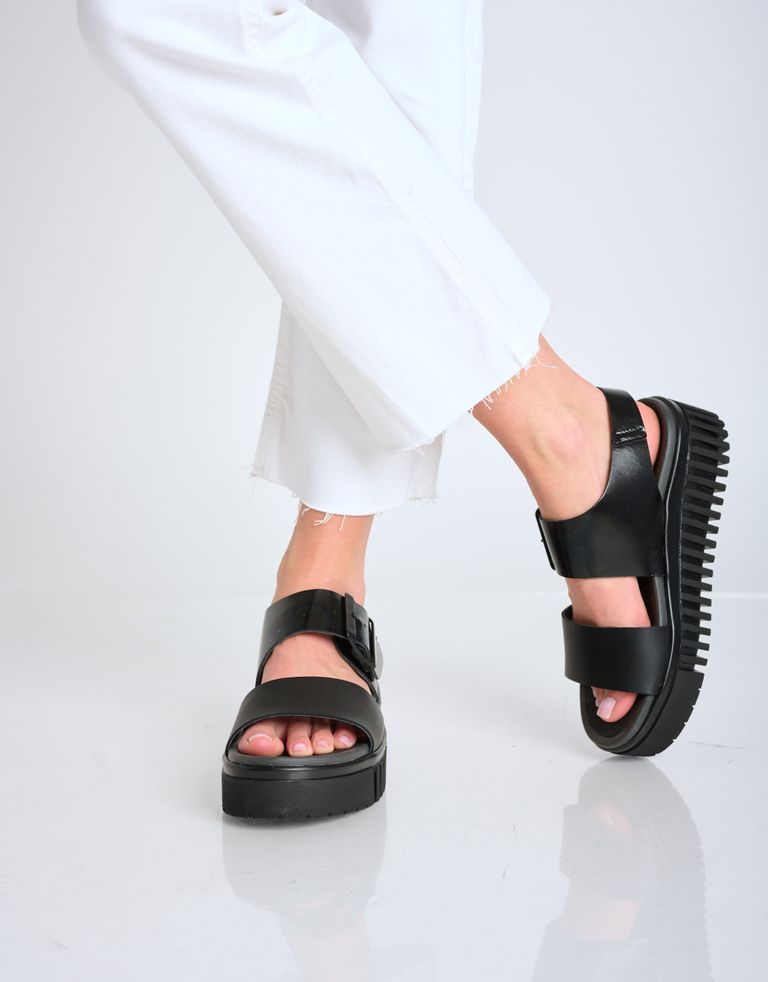 נעלי נשים - Art - סנדלים BRIGHTON - שחור2