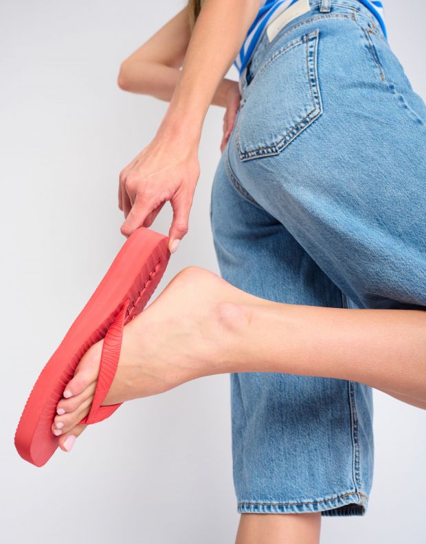 נעלי נשים - Sleepers - כפכפים  TAPERED PLATFORM - אדום