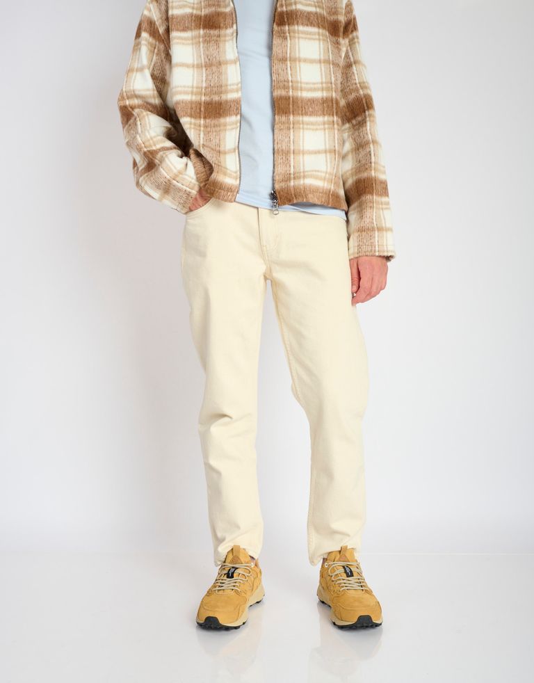 נעלי גברים - Flower Mountain - סניקרס עור YAMANO - קאמל1