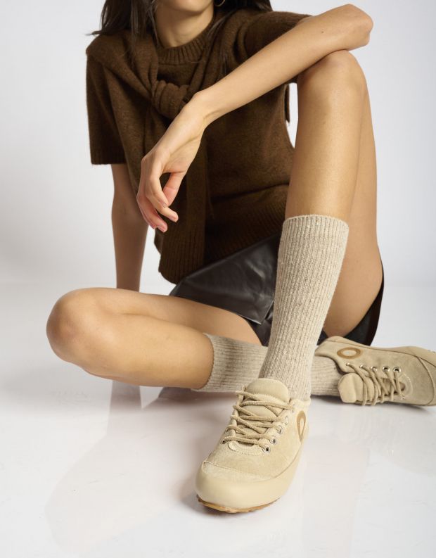 נעלי נשים - Aro - סניקרס זמש WEN - בז'