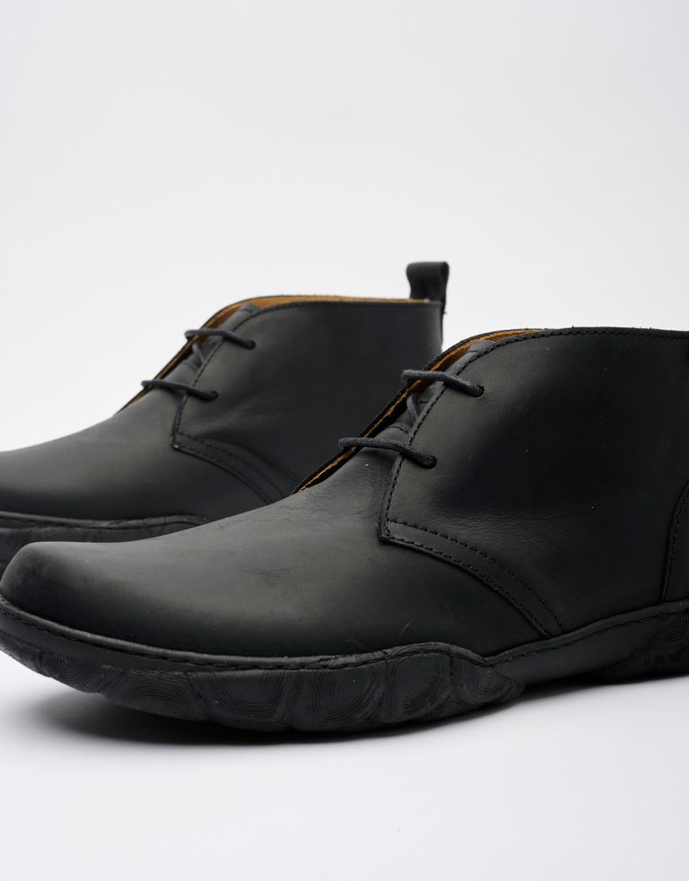 נעלי גברים - El Naturalista - נעלי עור גבוהות TURTLE - שחור4