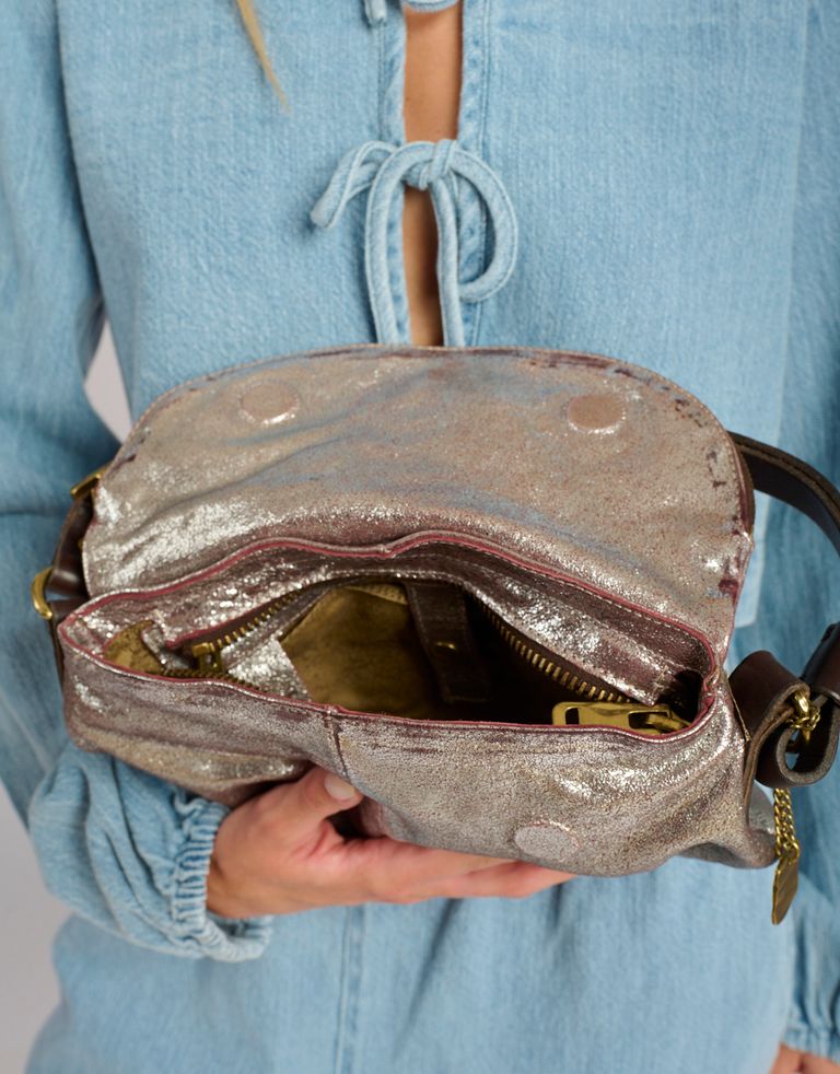 נעלי נשים - A.S. 98 - תיק צד קטן CARMINE - כסף3