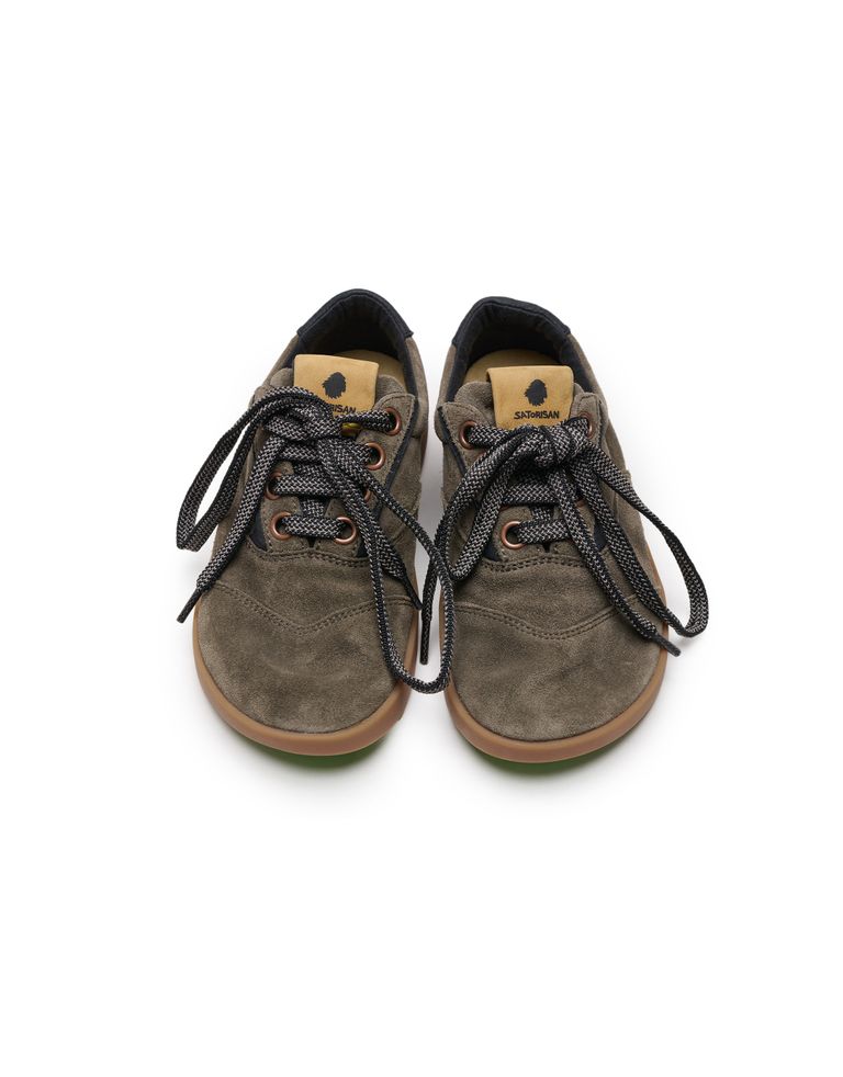 נעלי גברים - Satorisan - סניקרס זמש HATKO - חאקי4