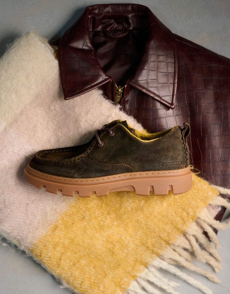 נעלי גברים - Satorisan - מוקסינים UNALOME WALLABY - חום1