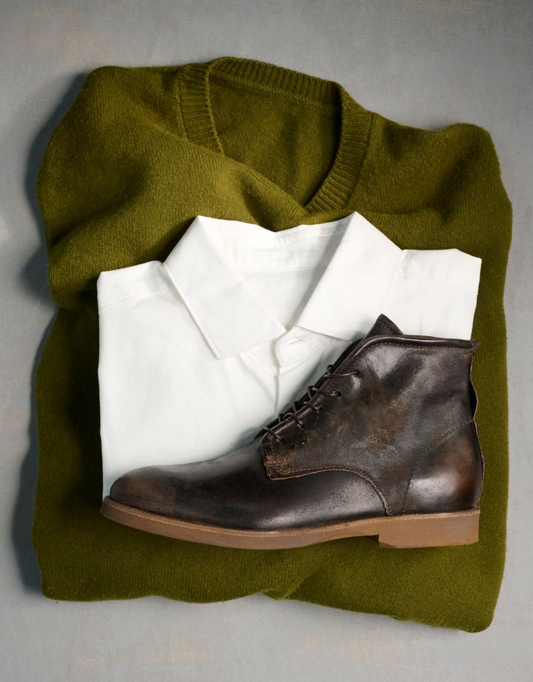 נעלי גברים - A.S. 98 - נעליים גבוהות CARRY B - חום1