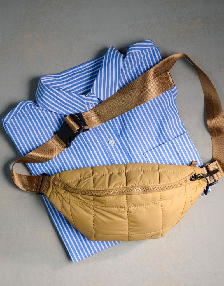 Arkk - תיק פאוצ' PADDED BUMBAG - חום בהיר1