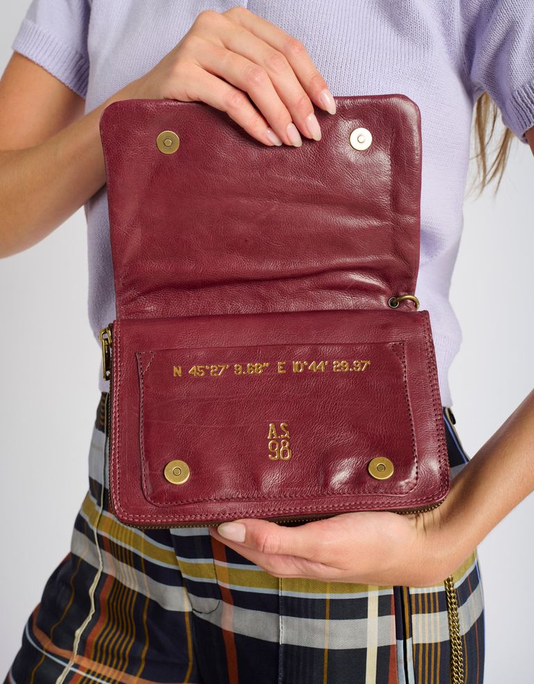 נעלי נשים - A.S. 98 - תיק קטן ELENA - בורדו2