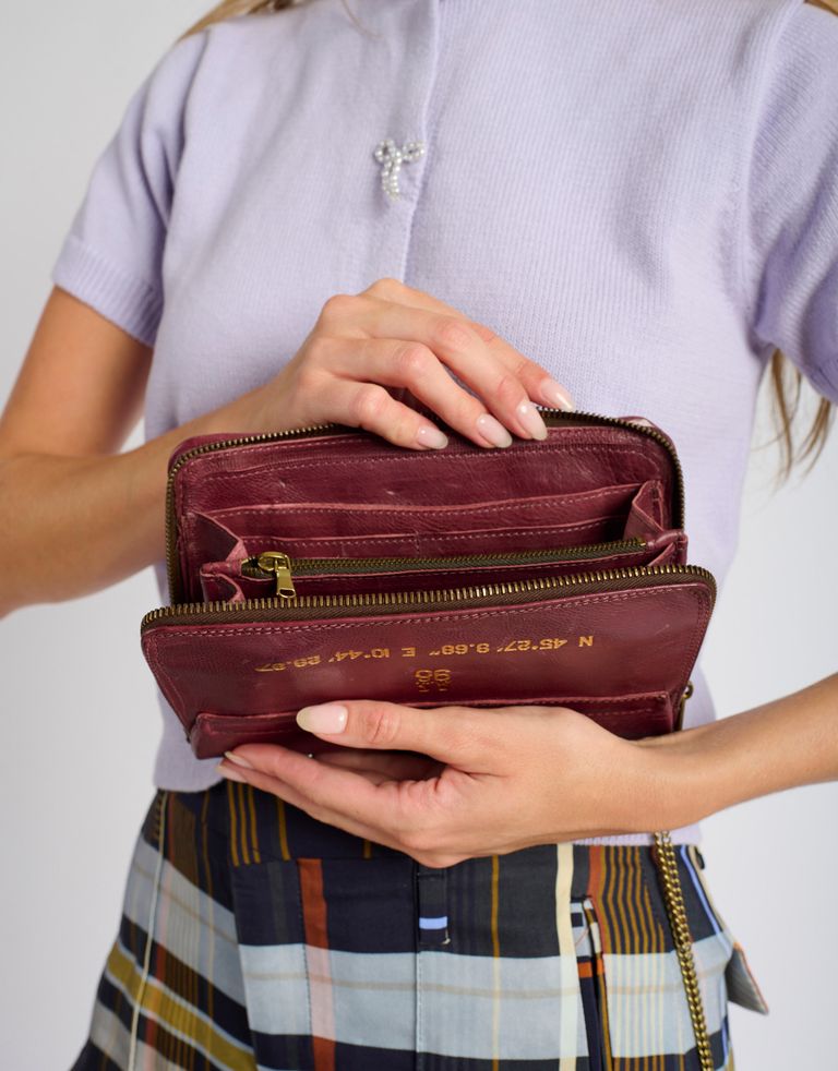 נעלי נשים - A.S. 98 - תיק קטן ELENA - בורדו4