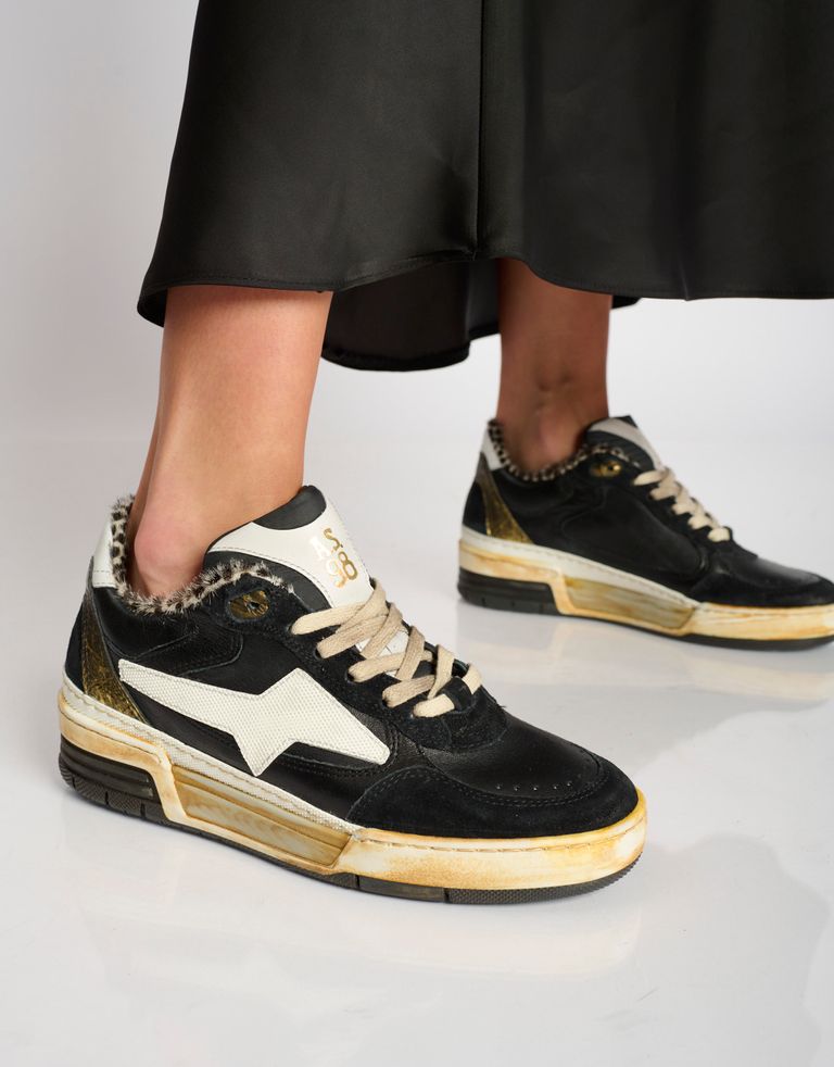 נעלי נשים - A.S. 98 - סניקרס MIRAGE B - שחור2