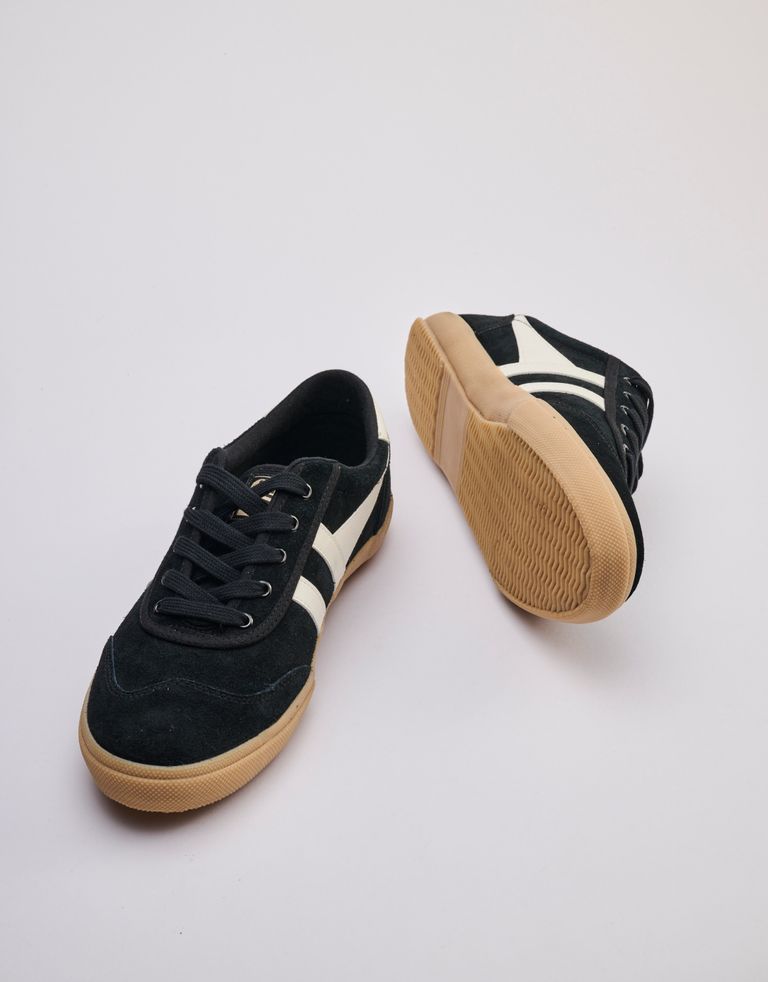 נעלי גברים - Gola - סניקרס זמש BADMINTON - שחור4