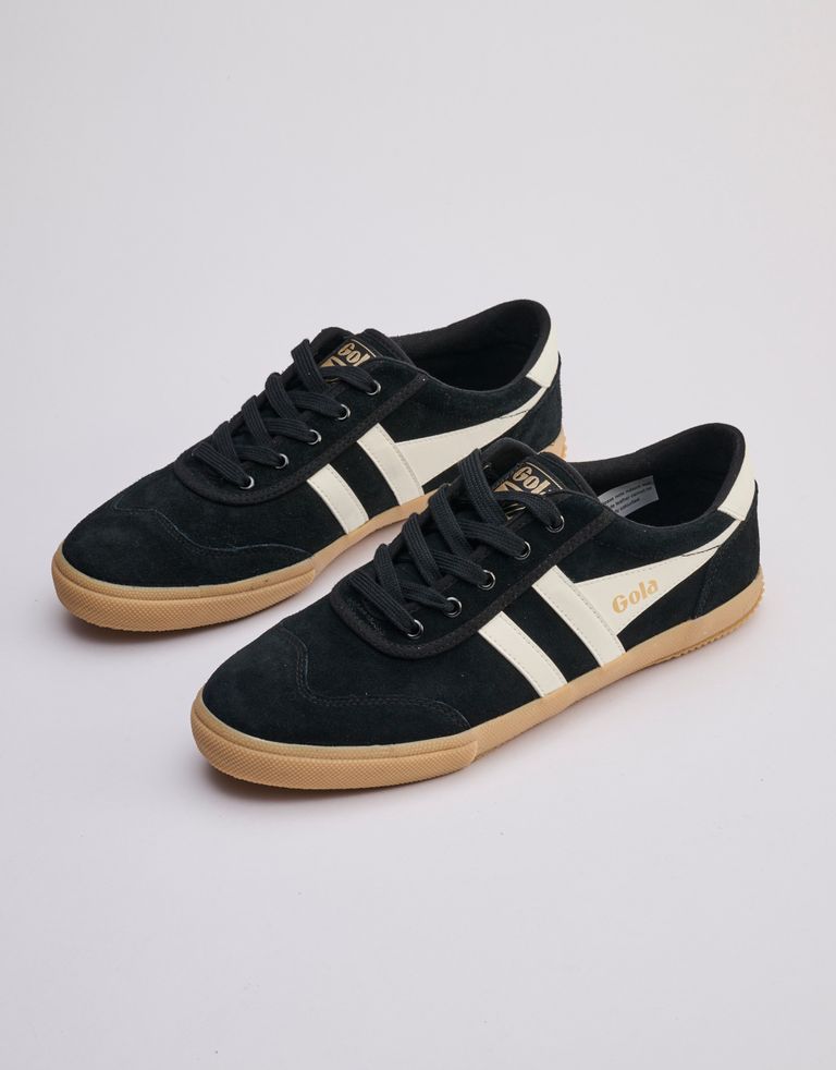 נעלי גברים - Gola - סניקרס זמש BADMINTON - שחור2