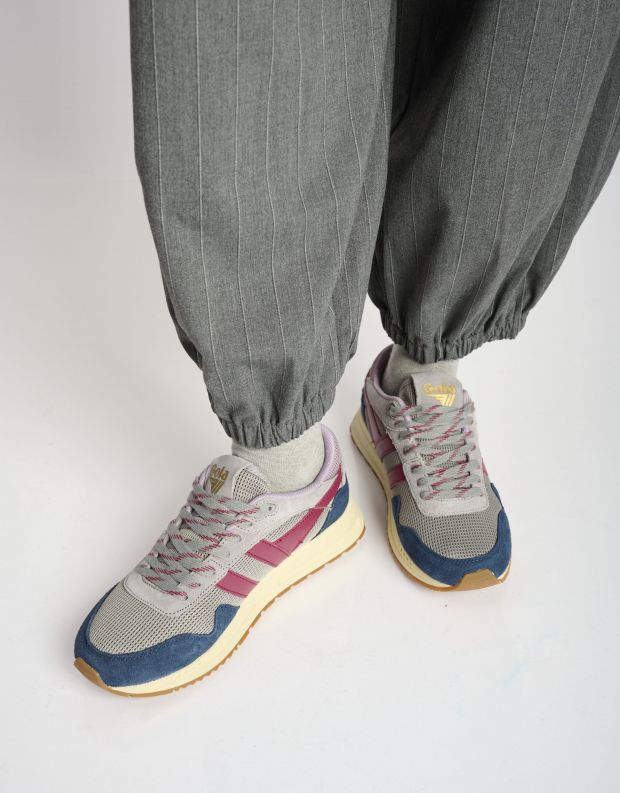 נעלי נשים - Gola - סניקרס DELTA - אפור   כחול