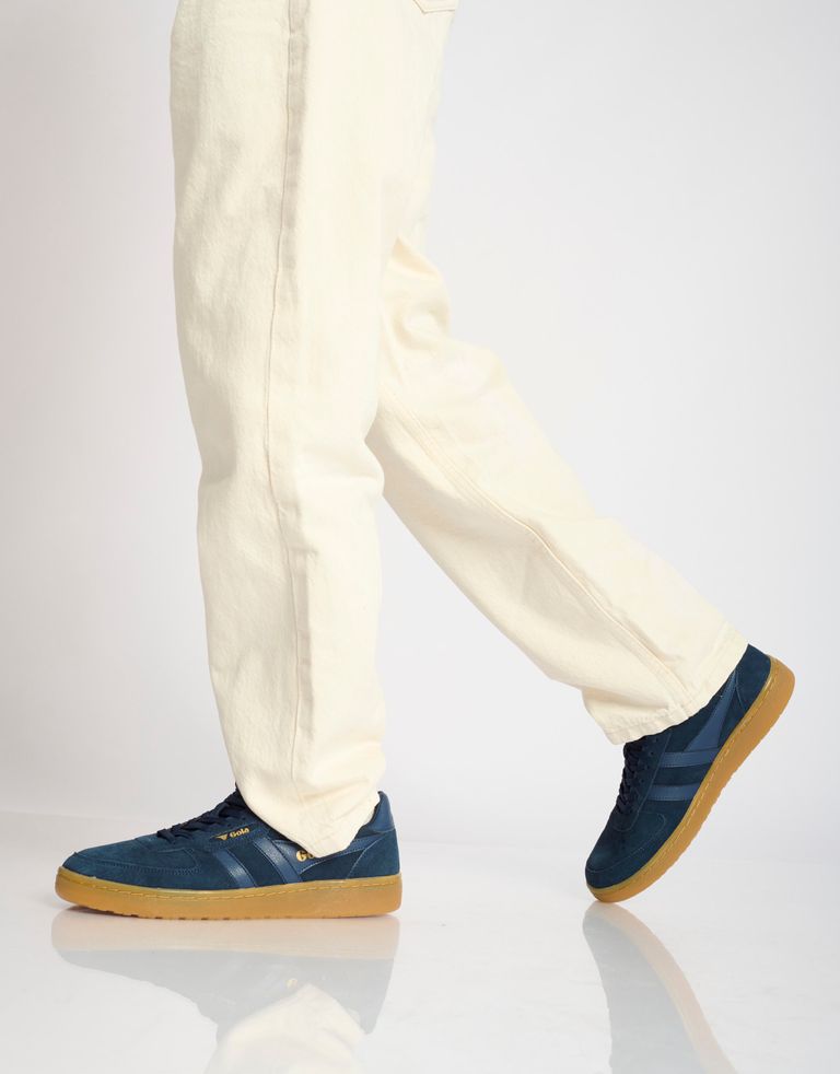 נעלי גברים - Gola - סניקרס HAWK SUEDE - כחול3