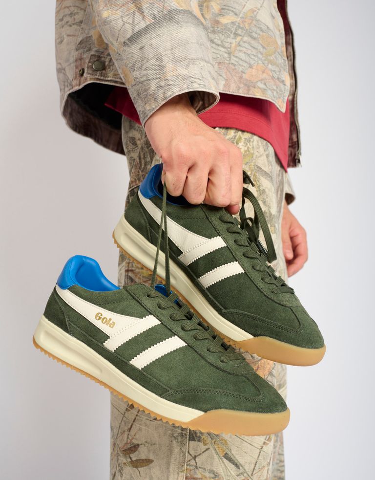 נעלי גברים - Gola - סניקרס זמש TORNADO 88 - ירוק4