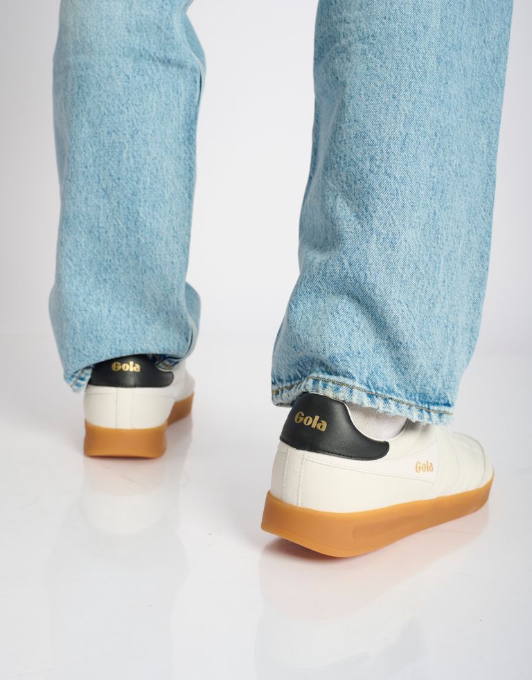 נעלי גברים - Gola - סניקרס עור STADIA - לבן3