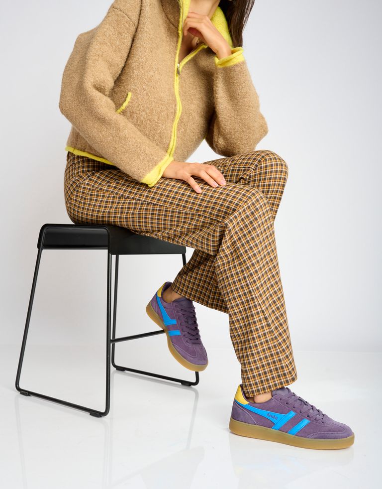 נעלי נשים - Gola - סניקס זמש צבעוני VIPER - סגול3