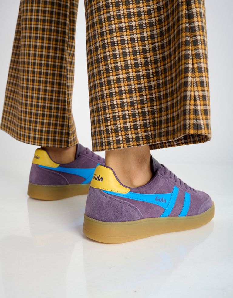 נעלי נשים - Gola - סניקס זמש צבעוני VIPER - סגול4