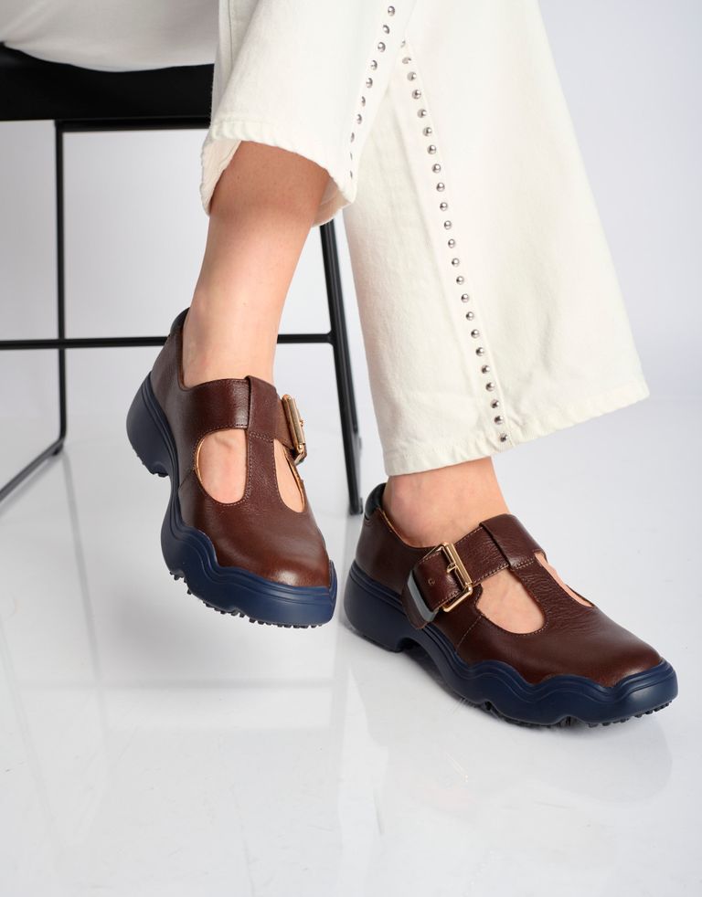 נעלי נשים - 4CCCCEES - נעלי בובה SANHO TIBA - חום1