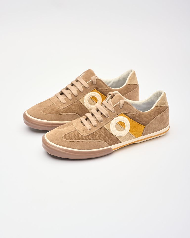 נעלי גברים - Aro - סניקרס POL - חום בהיר2