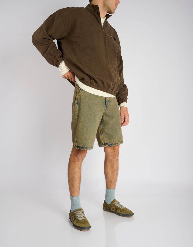 נעלי גברים - Aro - סניקרס עור IDO - ירוק3