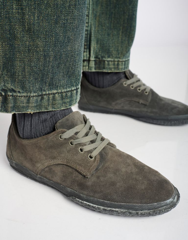 נעלי גברים - Aro - נעליים מזמש WILLY - אפור כהה1