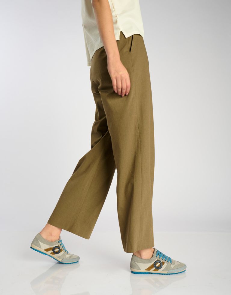 נעלי נשים - Aro - סניקרס נמוכות מעור IDO - אפור בהיר2