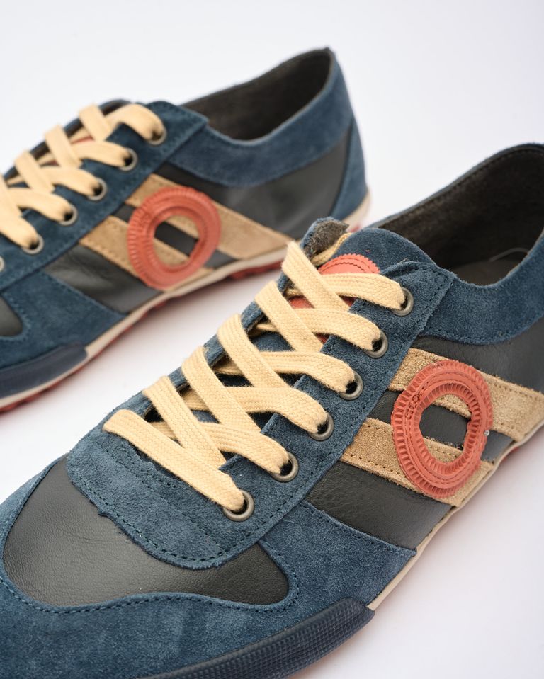 נעלי נשים - Aro - סניקרס נמוכות מעור IDO - כחול2