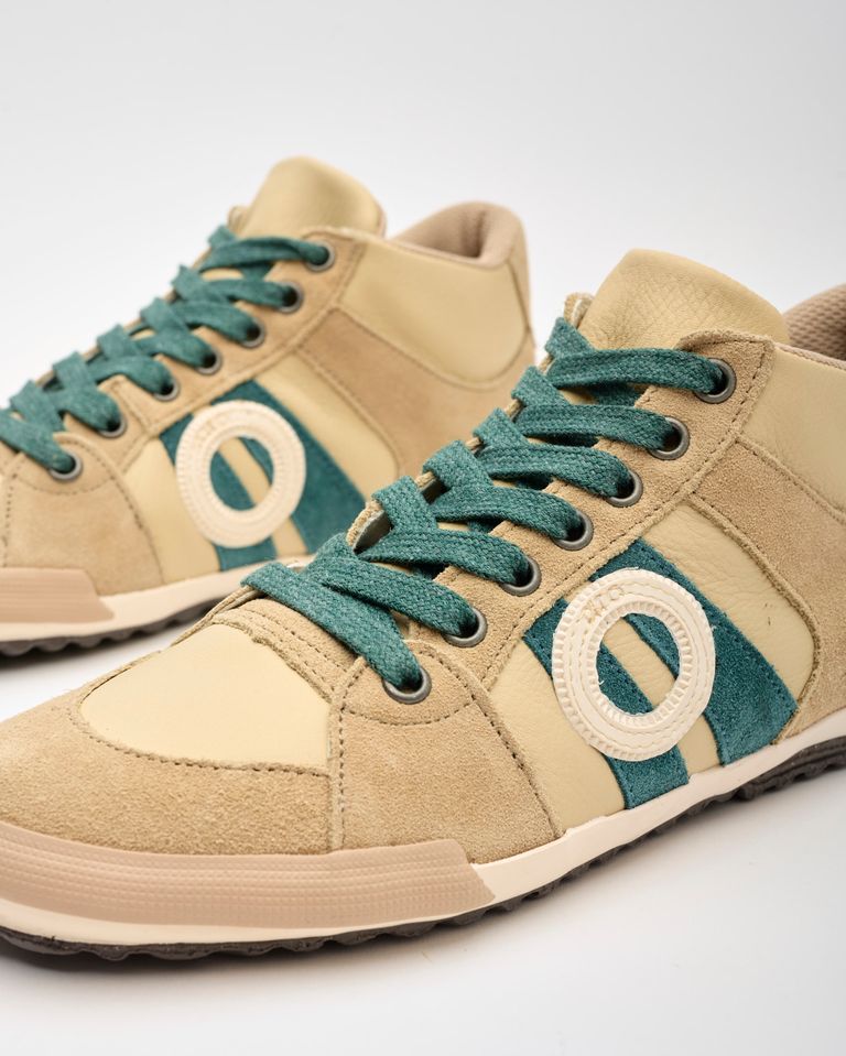 נעלי נשים - Aro - סניקרס גבוהות מעור  IDO - אבן4