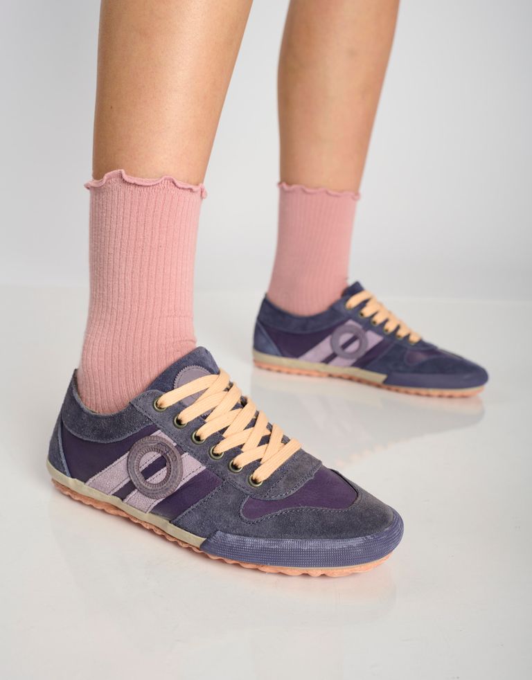 נעלי נשים - Aro - סניקרס נמוכות מעור IDO - סגול3