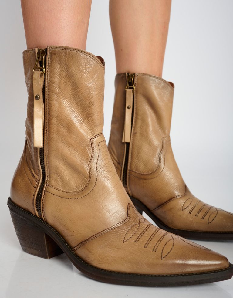 נעלי נשים - A.S. 98 - מגפוני בוקרים COUNTRY - בז'1