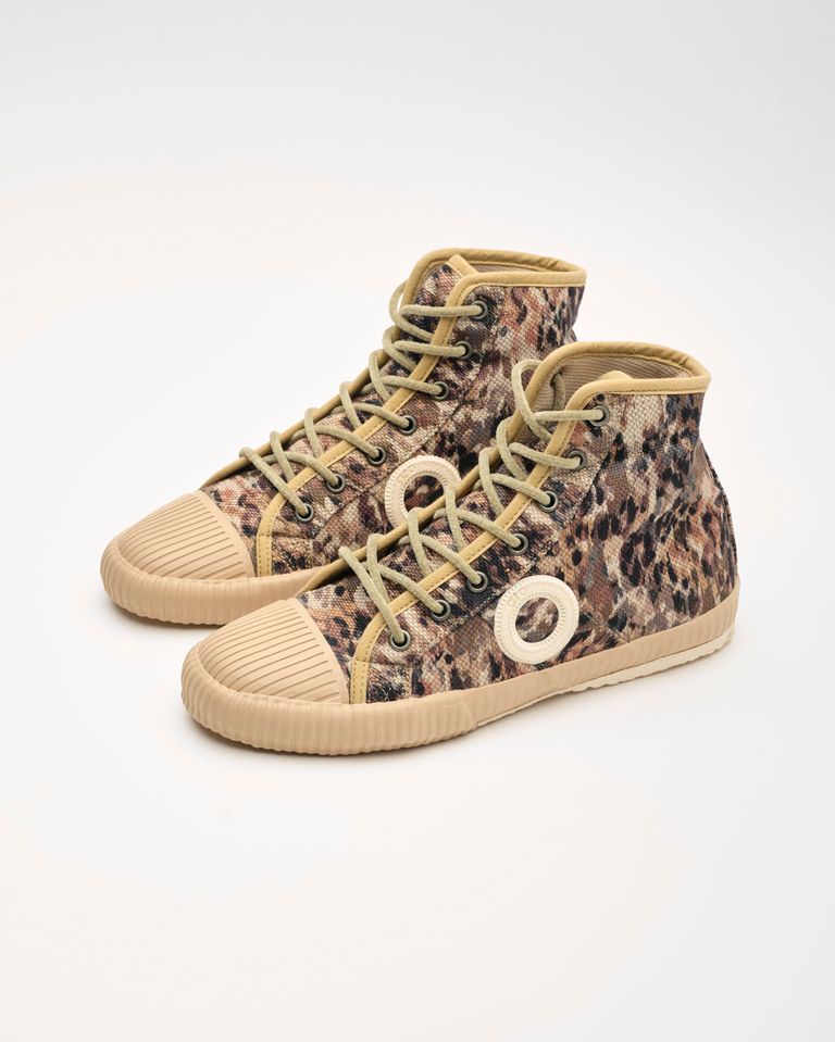 נעלי נשים - Aro - סניקרס גבוהות CHARLIE - בז'   חום2