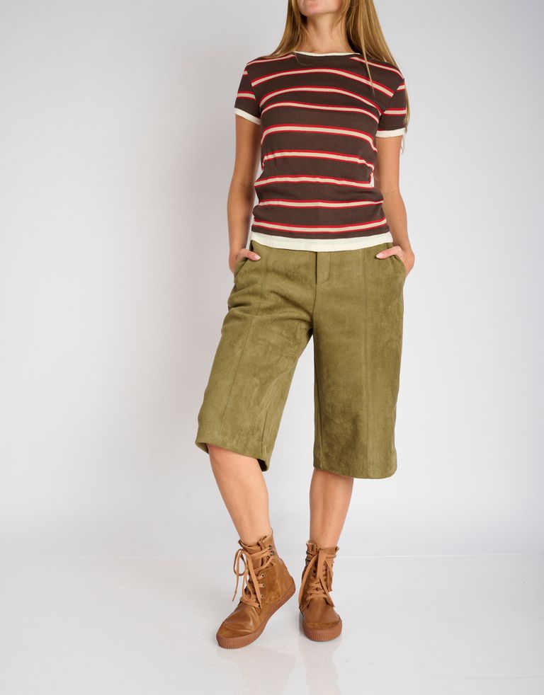 נעלי נשים - Aro - מגפונים עם שרוכים NOELLE - קוניאק2