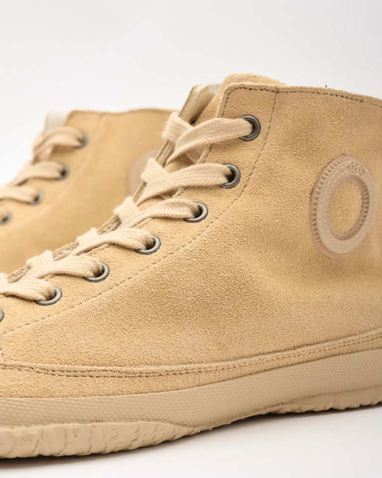 נעלי נשים - Aro - סניקרס עור גבוהות WILLY - בז'2