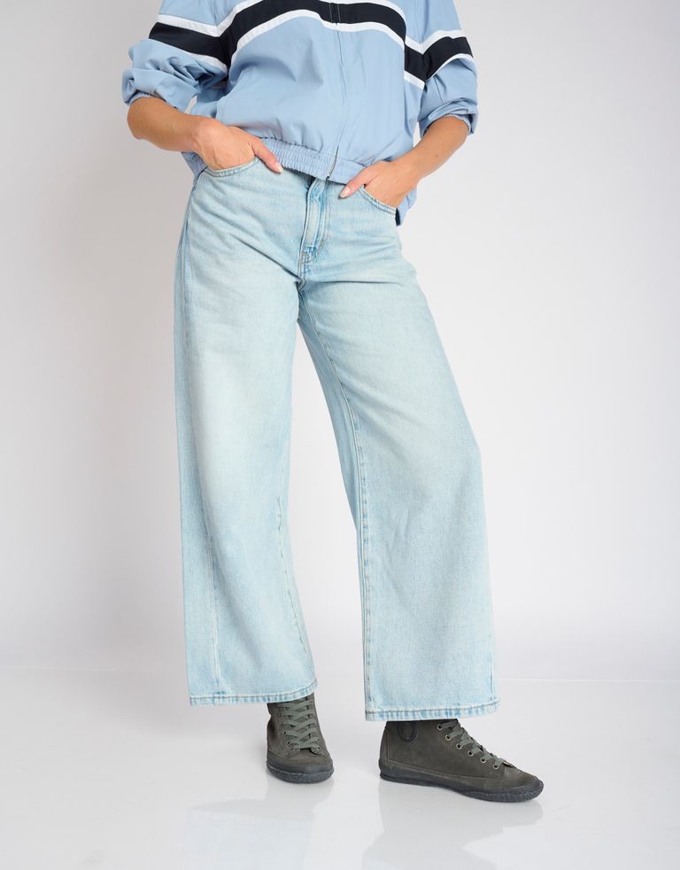 נעלי נשים - Aro - סניקרס עור גבוהות WILLY - אפור3