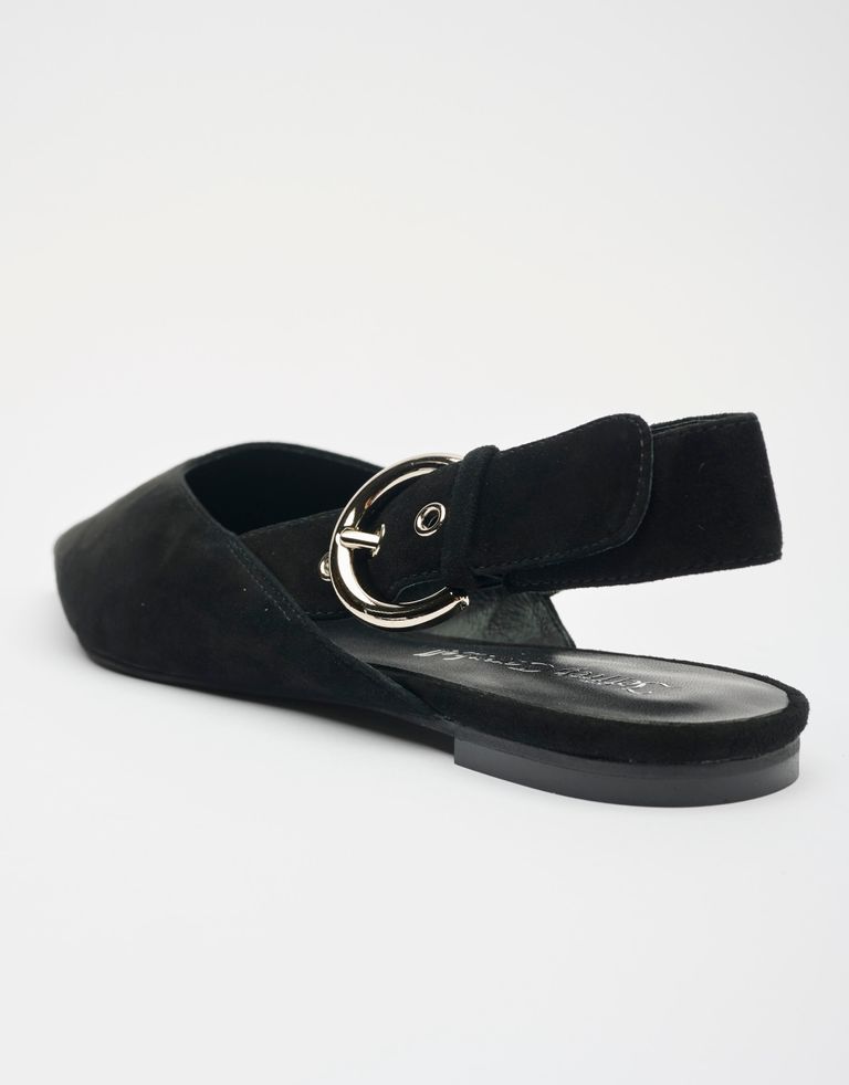 נעלי נשים - Jeffrey Campbell - נעלי סירה שטוחות SCONE - שחור4