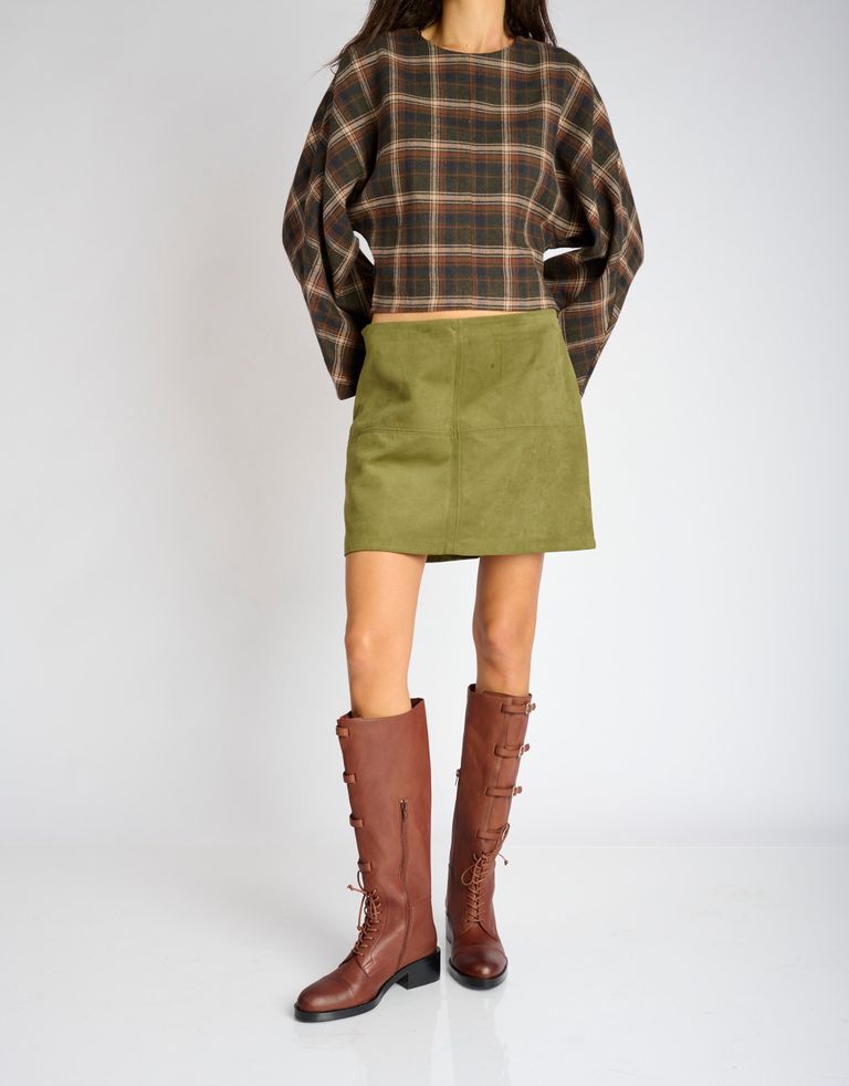 נעלי נשים - Jeffrey Campbell - מגפיים SHAMBLE - חום3