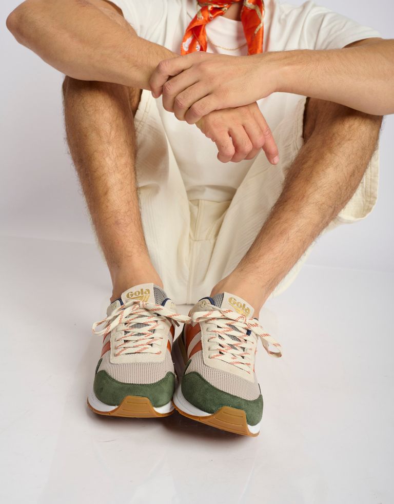 נעלי גברים - Gola - סניקרס בד וזמש DELTA - אופוויט1