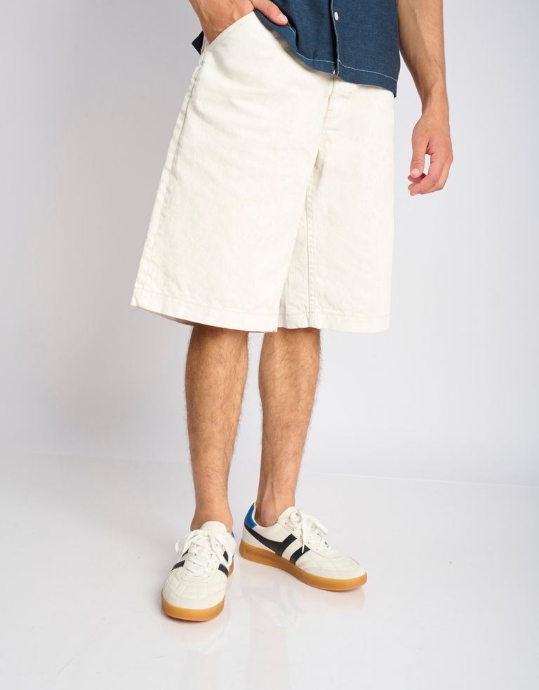 נעלי גברים - Gola - סניקרס עור STADIA - לבן   שחור3