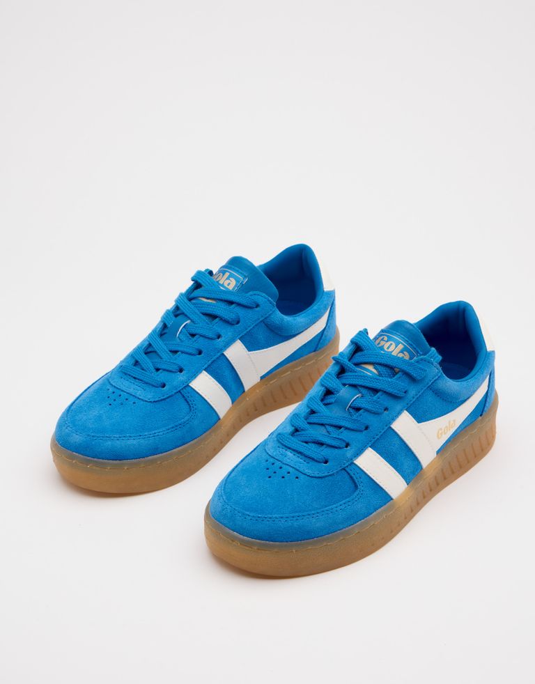 נעלי נשים - Gola - סניקרס זמש GRANDSLAM - כחול2