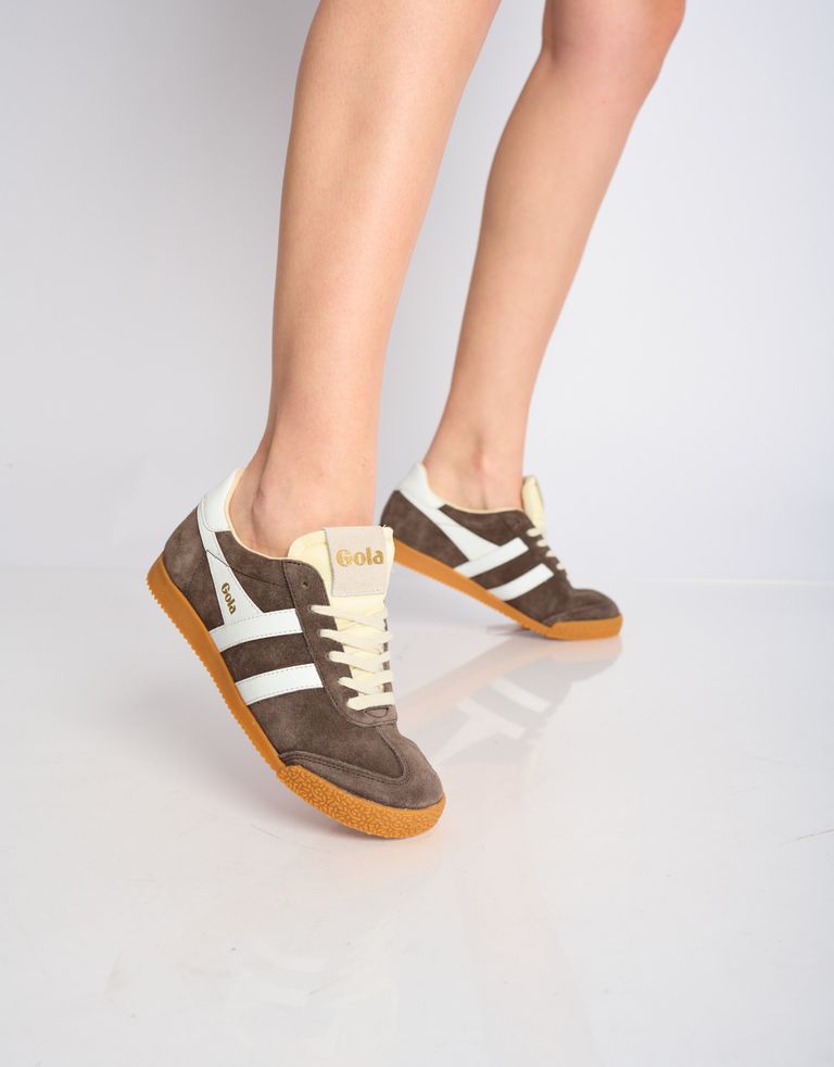 נעלי נשים - Gola - סניקרס ELAN - חום כהה3