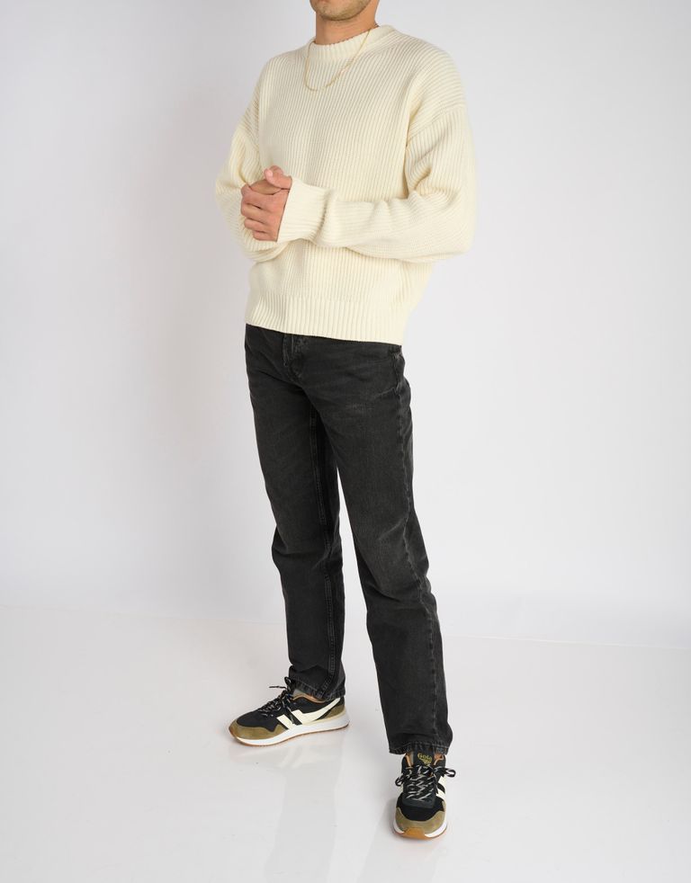 נעלי גברים - Gola - סניקרס בד וזמש DELTA - שחור2