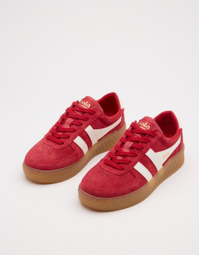 נעלי נשים - Gola - סניקרס זמש GRANDSLAM - אדום2