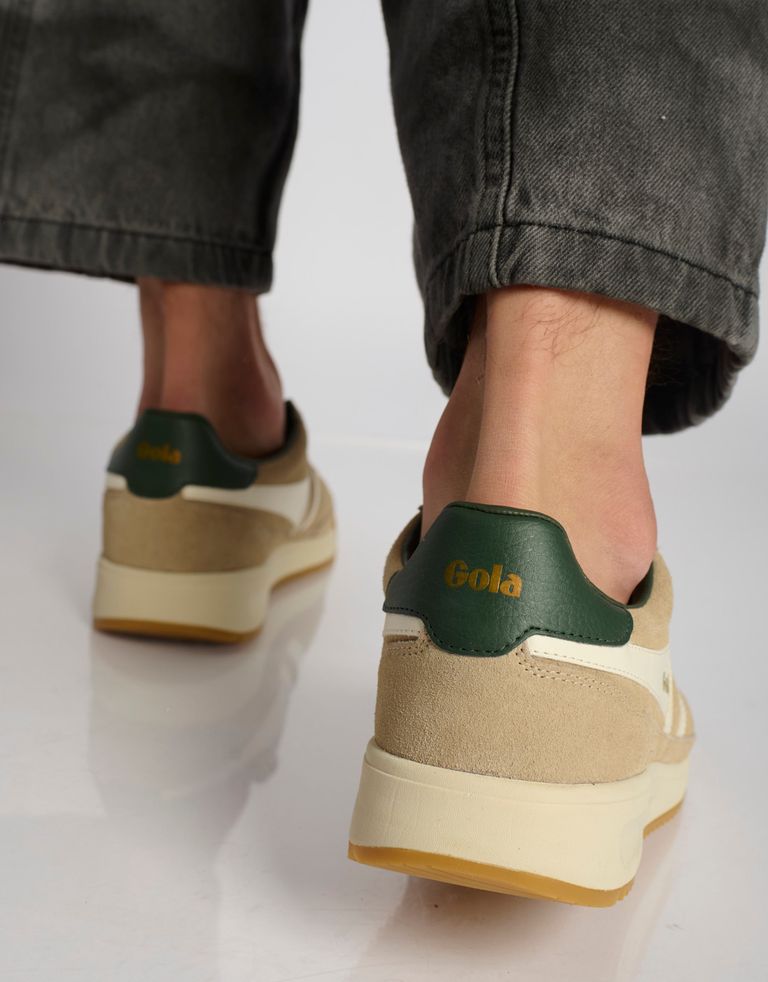 נעלי גברים - Gola - סניקרס זמש TORNADO 88 - בז'3