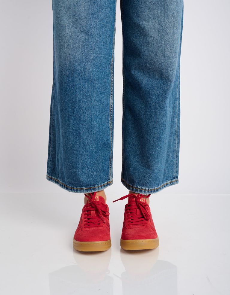 נעלי נשים - Gola - סניקרס זמש HAWK - אדום3