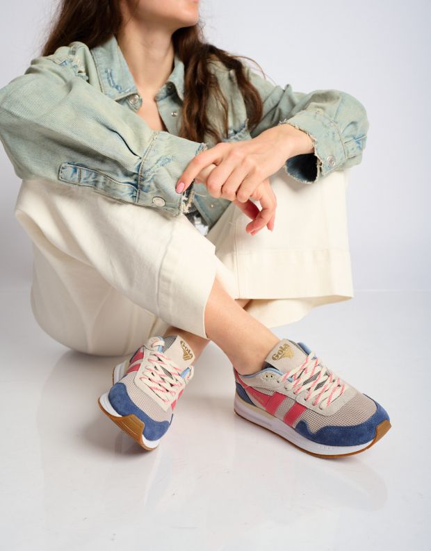 נעלי נשים - Gola - סניקרס DELTA - אופוויט ורוד