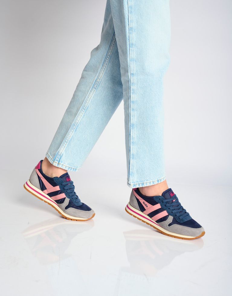 נעלי נשים - Gola - סניקרס DAYTONA - כחול   ורוד2