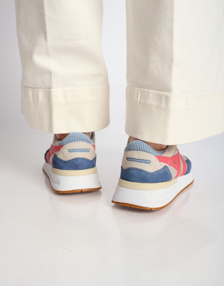 נעלי נשים - Gola - סניקרס DELTA - אופוויט ורוד4