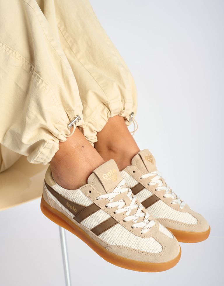 נעלי נשים - Gola - סניקרס  CYCLONE ZEPHIR - בז'   לבן2